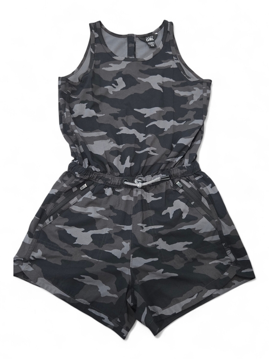 Athleta Other - Athleta Girl "On The Go" Black & Gray Camo Romper